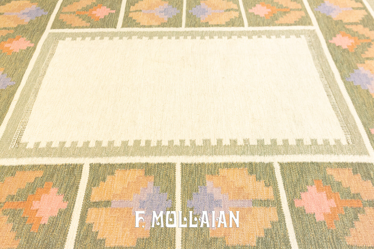 Scandinavian Rug Flat Weave n°:622053